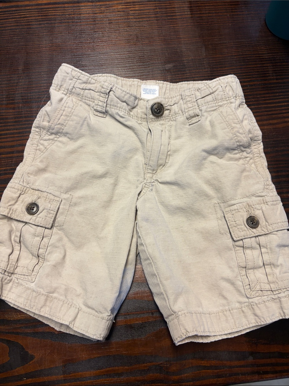 Arizona Love Kids Cargo Shorts in Light Beige
